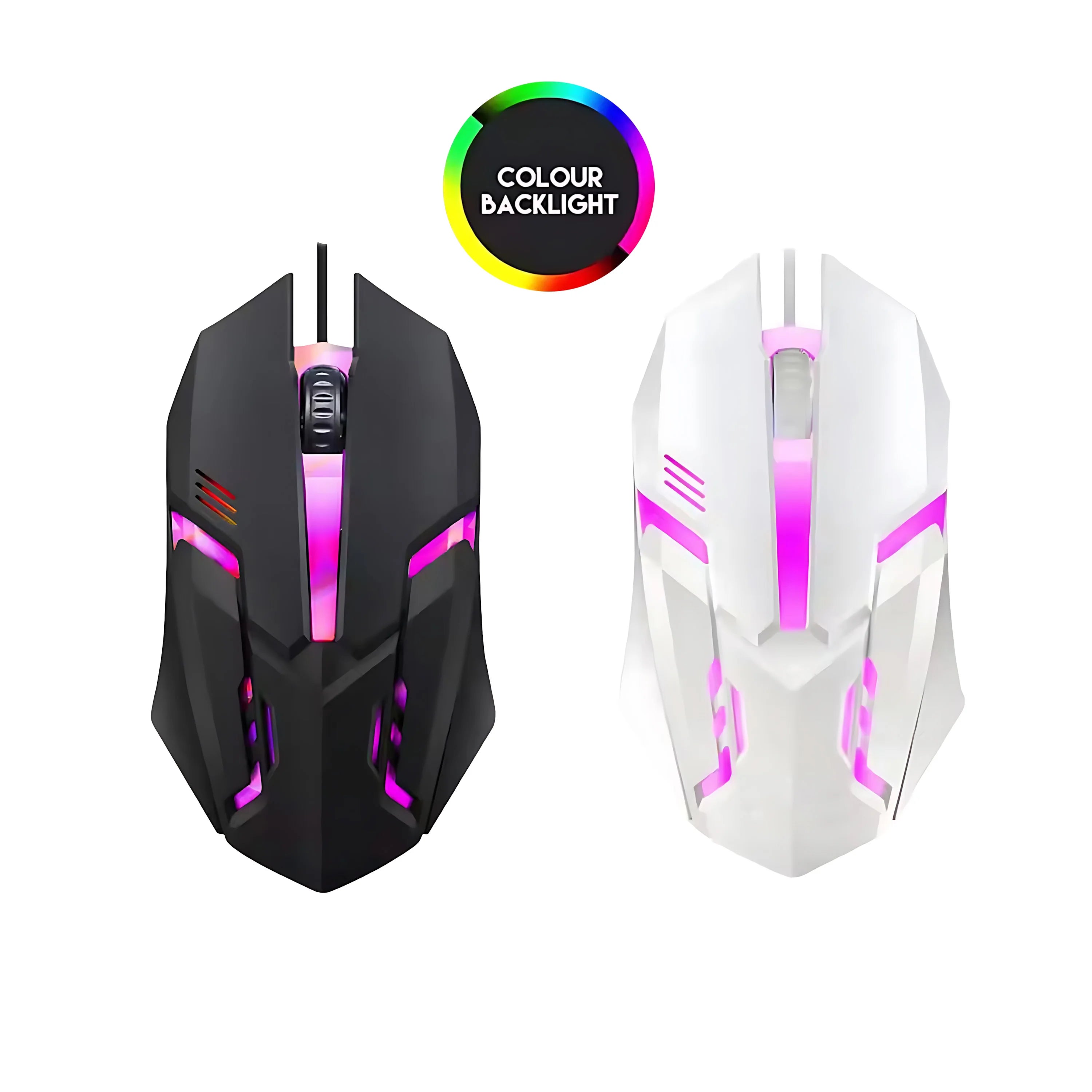 New Wired Keyboard and Mouse Set Usb Luminous Mechanical Keyboard and Mouse Set for PC Laptop Computer Game Office