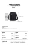 GOLF Mini Shoulder Bag Man Crossbody for Men Black Cross Bag Casual Slim Oxford Small Cell Phone Sling Messeng Bag Lightweight