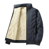 New Men's Windproof Jackets Coats Water-Resistant Casual Zipper Hight Weight Parkas Athletic Outdoor Warm Thick Streetwear