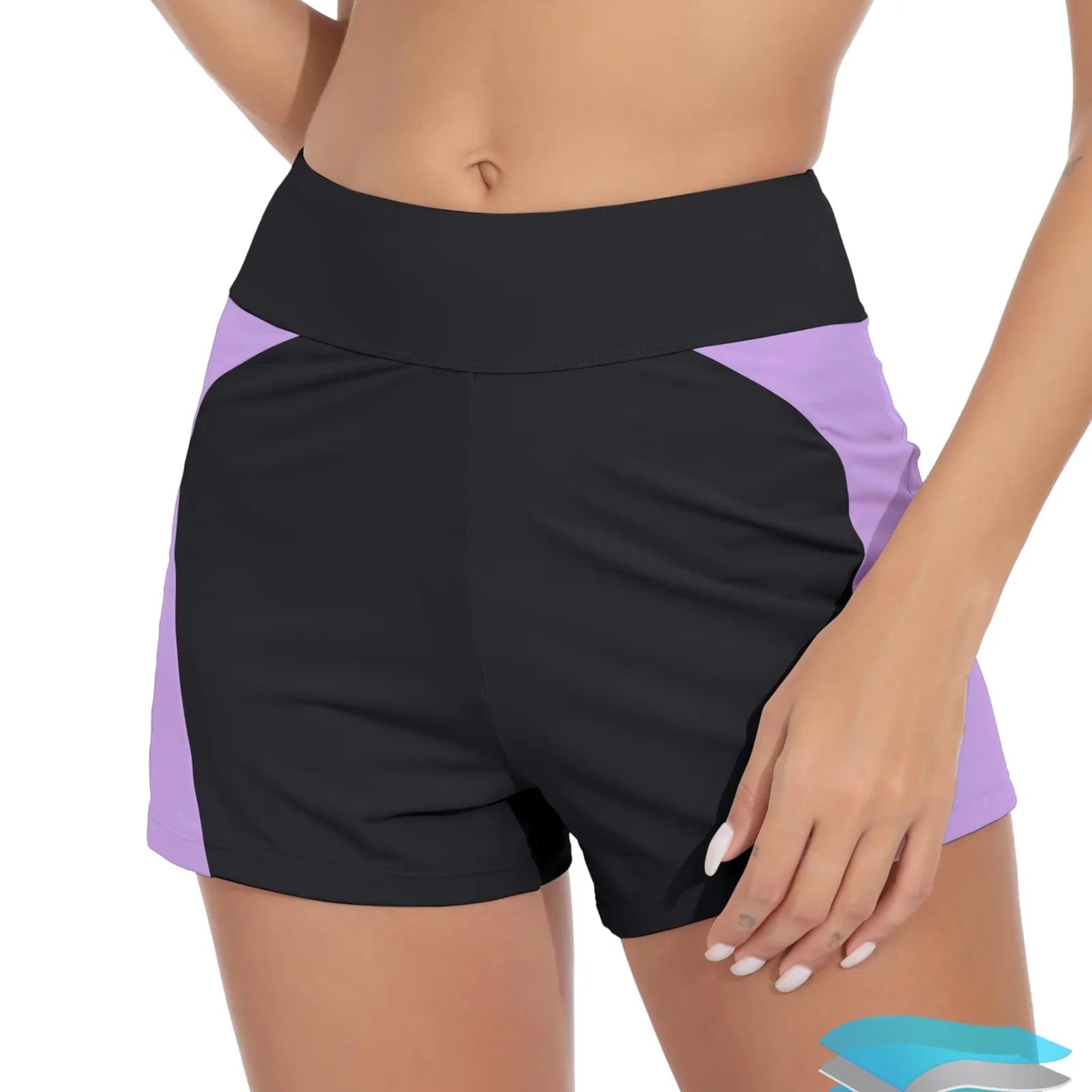2024 Women Swimsuit Panties Swimwear Beach Shorts High Waist Stretch Sports Tankini Bottoms Menstrual Leakproof Swim Shorts