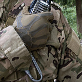 Men and Women Touchscreen Motorcycle Gloves Ice Silk Breathable Non-Slip Skeleton Full-Finger Tactical Gloves