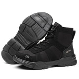 Lightweight Indestructible Steel Toe Safety Work Shoes Puncture Resistant Non Slip Tactical Work Sneakers for Men Women