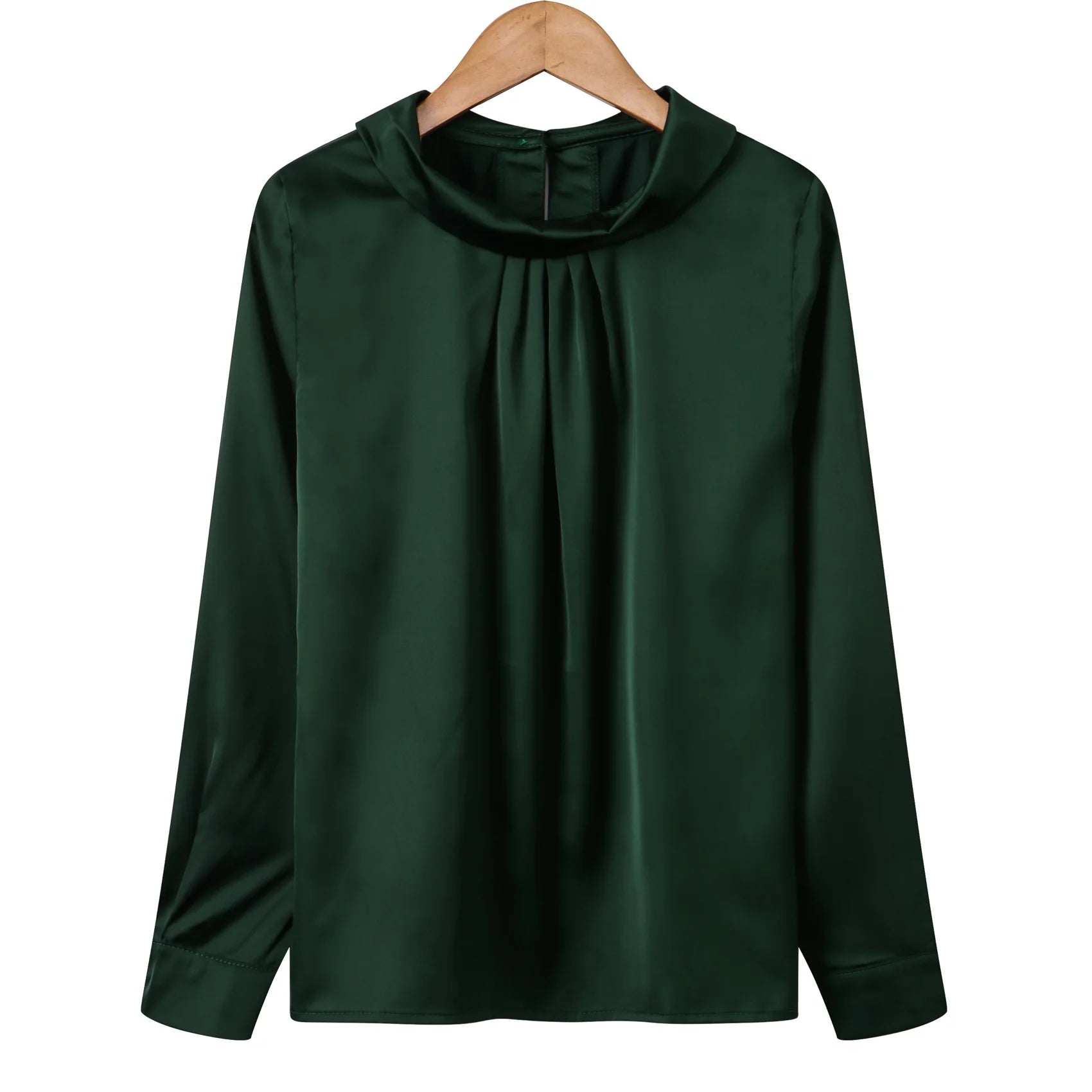 Women blusas long sleeved Slim plus size silk satin shirts office ladies work female Chiffon blouse Elegant blusa feminina