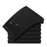 Black Suit Pants for Men Spring and Autumn Stretchy and Non-Ironing Office Trousers Slim Fit Formal Pants for Men Dress Pants