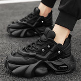 Men's Shoes Luxury Casual Breathable Sneakers for Men Comfortable Low Top Platform Boots for Men Height Increasing Sneakers