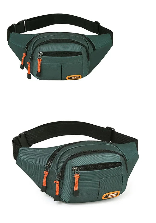 Oxford Waterproof Mobile Waist Bag for Men Women Multifunctional Large Capacity Fanny Pack Wear-resistant Riñoneras Para Hombre