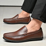 Hot-selling Men's Casual Shoes PU Leather Male Loafers New Arrival Moccasins Light Comfortable Man Driving Wedding Flats Slip-On