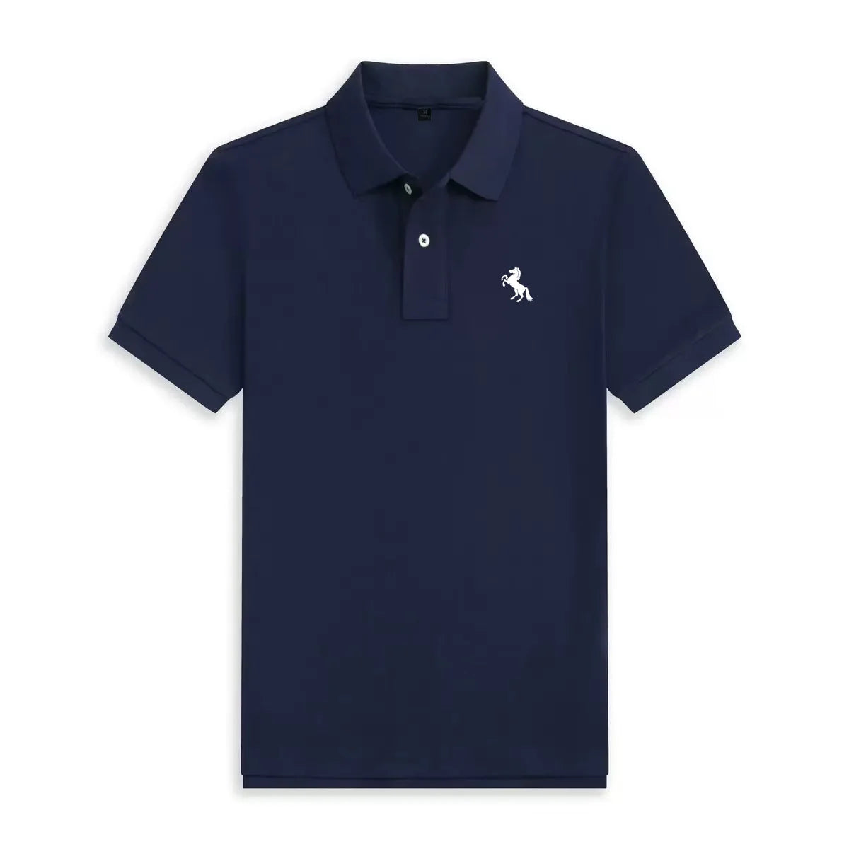 Men's 2026 boutique short sleeved polo shirt summer new fashion brand print versatile comfortable casual T-shirt breathable top