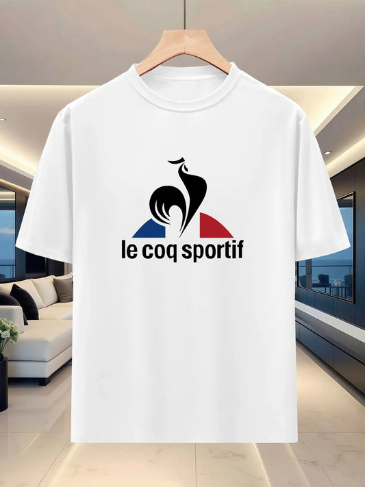 Men's Summer Short Sleeved T-shirt - Trendy Chicken Style Multifunctional Sports Shirt