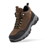 Men's Mid-Height Hiking Boots, All-Terrain Non-Slip Outdoor Trekking Camping Shoes, Comfortable Men's Sneakers for Outdoor Activities