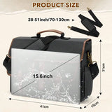 Messenger Bag Men Canvas 15.6 Inch Computer Laptop Bag Waterpfoof Satchel Bags For Men Work Office