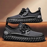 New Trend Man Hiking Shoes Lightweight Soft Mesh Flats Comfortable Non-slip Sneakers Outdoor Casual Sports Shoes Men's Trainers
