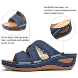 Summer 2025 women's sandals with exposed toes, retro anti slip leather casual women's fashionable versatile sandals