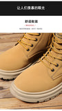 Ankle Boots Men Retro Work Shoes Autumn Winter Thick Bottom High Top Outdoor Boots Leather Waterproof High Quality Chelsea Boots