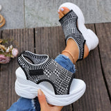 Summer Elegant and Sexy Wedge Thick Soled Sandals Fashionable Best Selling New Comfortable Plus Size Beach Women's Shoes
