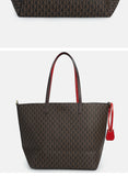 CH Elegant Light Luxury Practical With Bags Pure Color Simple Large Capacity Casual Resistant Brand Women's Bag Shoulder Bag