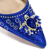 New Fashion Women's Summer Elegant High Heels Women's Sandals Luxury Wedding Italian Women's Party Shoes All Diamond