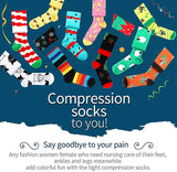 5 Pairs 2XL 3XL 4XL Plus Size Compression Socks Nurse Compression Socks Sport Ladies Men Women Running