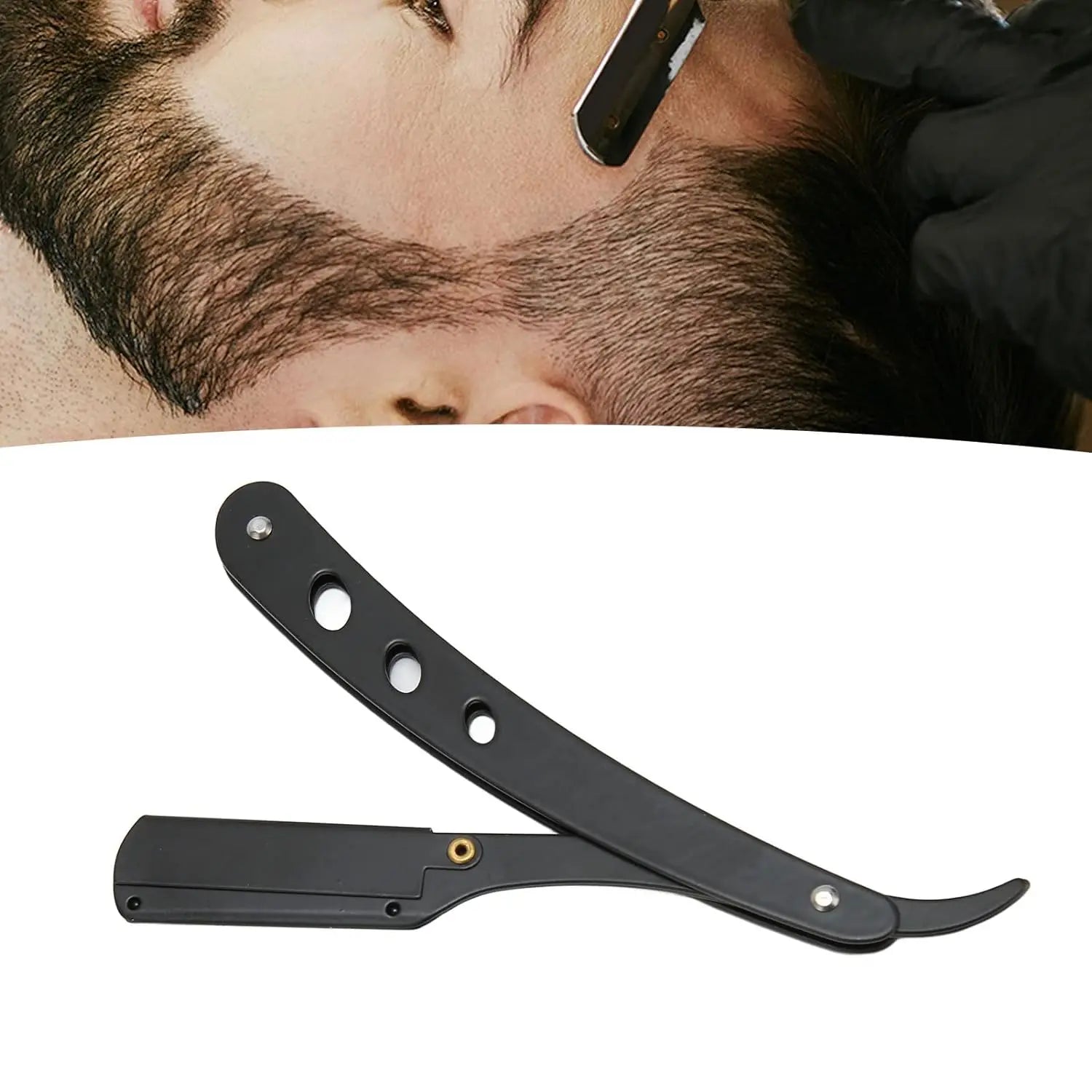 NEW Manual Shaver for Men Barbershop Razor Stainless Steel Shank Is Easy To Use Safety Razor Shaving Razor with Blades
