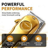 Grooming Kit for Men, Electric Hair Clipper, T-Blade Trimmer, Foil Shaver and Nose Trimmer, Rechargeable Cordless