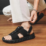 Brand Classic Mens Sandals Summer Genuine Leather Sandals Men Outdoor Casual Lightweight Sandal Fashion Men Sneakers