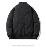 New autumn and winter baseball collar, men's fashionable and versatile cotton jacket, outer warm cotton jacket, baseball jacket,