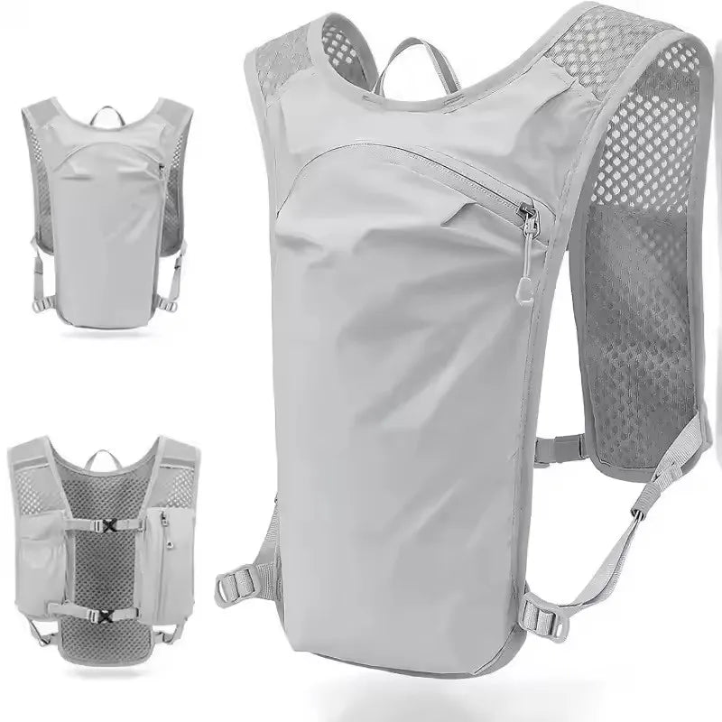 Women Men Running Hydration Vest Camping Hydration Bladder Bag Water Pack Backpack Vest for Trail Hiking Gear Cycling Jogging