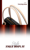 C-H Women's Boston Bag Autumn Winter New Collection Letter Design Texture Shoulder Bags