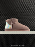 HOT NEW Winter Keep Warm Platform Boots Genuine Leather New Style Cold and Snow-proof Snow Boots for Woman Size 36-41