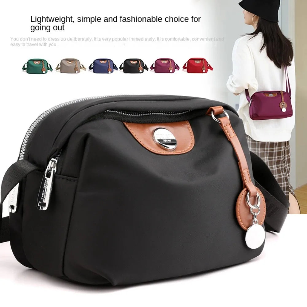 Women Waterproof Nylon Crossbody Bag Ladies Luxury Designer Large Capacity Handbags Purse Female Casual Shoulder Pillow Bags