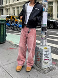 Men's Casual Retro Street Straight Leg Jeans with Pockets
