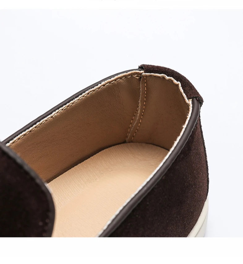 Fashion Men's Casual Shoes Suede Leather Men Classic British Style Tassels Loafers Moccasins Mens Outdoor Driving Flats
