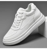 High Quality Men Sneakers Elevator Shoes for Men Fashion Casual Shoes Comfortable Leather Sports Shoes Height Increase 6/8/10cm