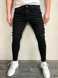 Men's Retro Fashion Jeans Classic Straight Leg Casual Comfortable Fit Men's Clothing