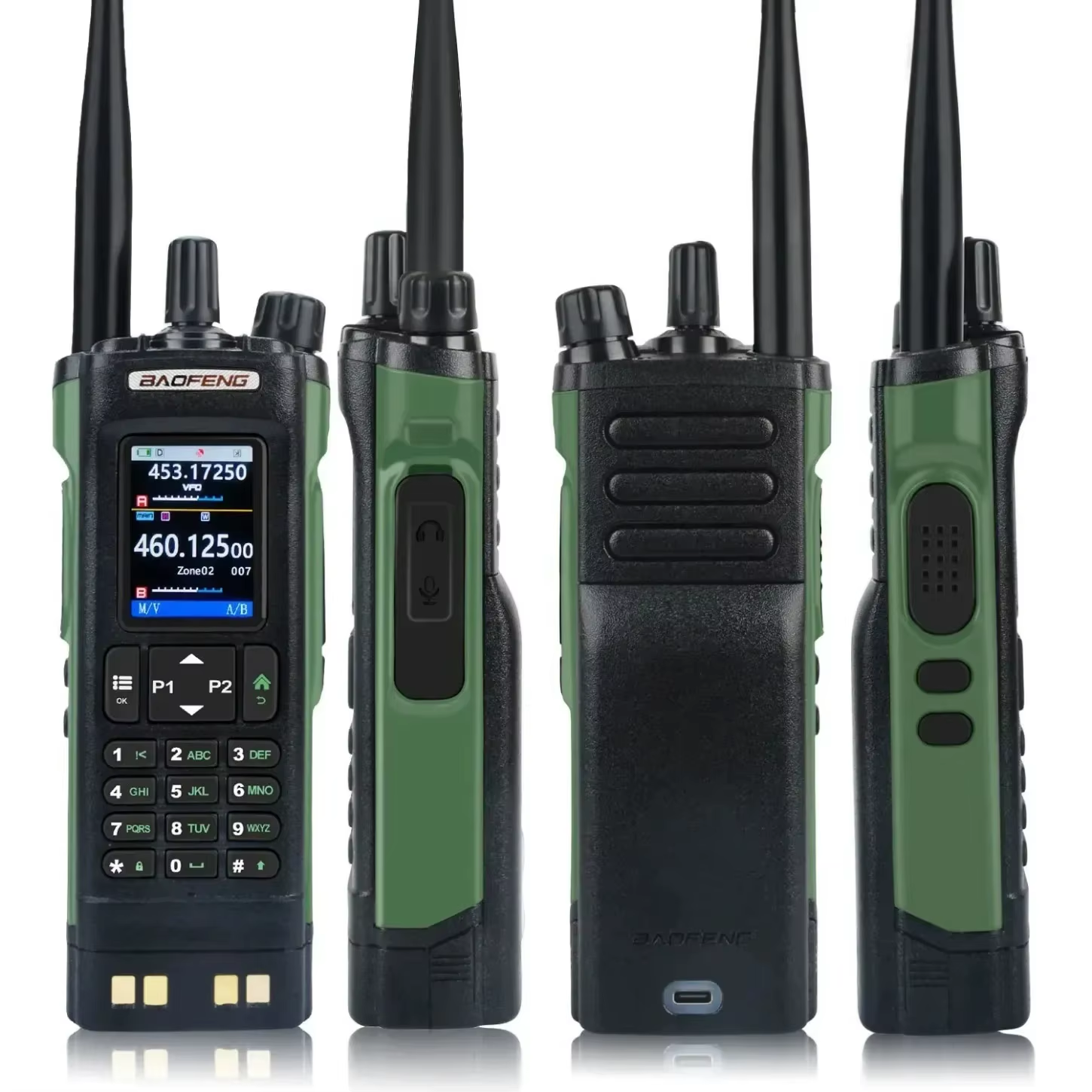 UV-32 GPS Walkies Talkie AM FM Long Range Bluetooth Programming 10W Wireless Copy Frequency 1000CH Two Way Radio