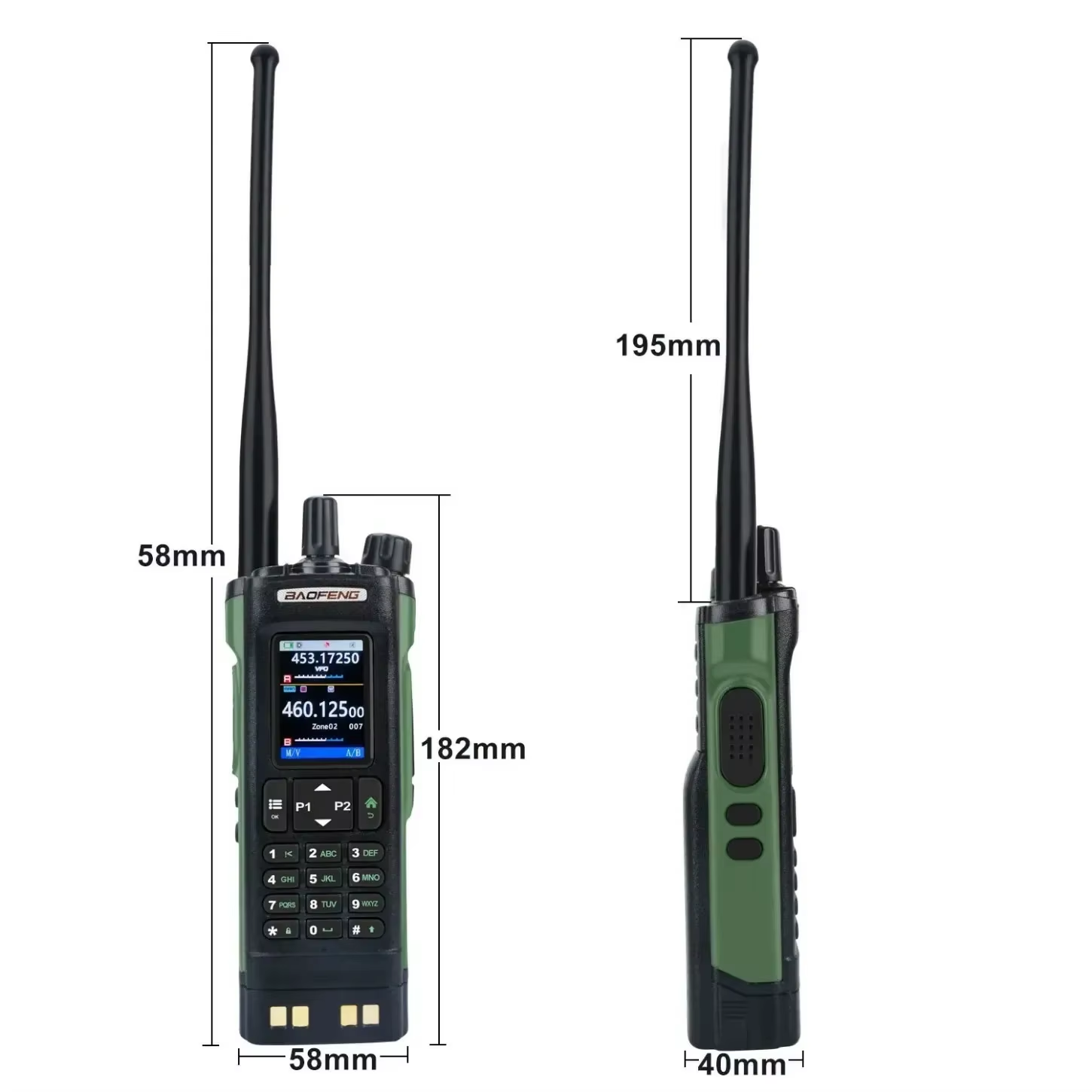 UV-32 GPS Walkies Talkie AM FM Long Range Bluetooth Programming 10W Wireless Copy Frequency 1000CH Two Way Radio