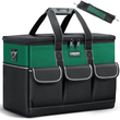 WINHUINT 19-Inch Wide Mouth Tool Organizer Bag with 6 Interior and 8 Exterior Pockets, Made from Durable 600 Denier Fabric