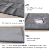 Huloosleep 1.3" Thick Large Tatami Carpet Baby Play Mat Non-Slip Soft Crawling Mat for Living Room Kids Yoga Mat Nursery Rug