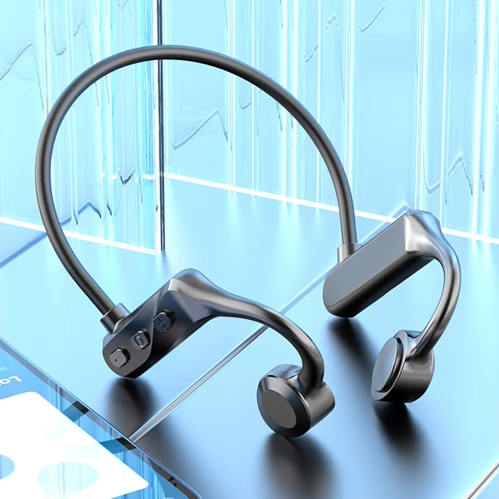 Wireless Headphones Handfree Bone Conduction Headphones Bluetooth-Compatible Comfortable to Wear for Outdoor Sports