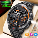 New Smart Watch Men 1100Mah Large Capacity Battery Compass Outdoor 3ATM Waterproof Sports Fitness Bluetooth Call Smartwatch