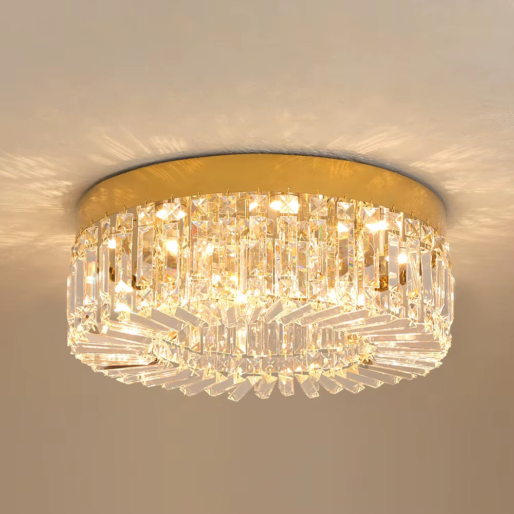 Crystal Ceiling Lamp Living Room Gold Luxury Modern Chandeliers Decoration Led Ceiling Lights Lighting Fixture Diameter 40 50Cm