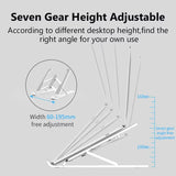Portable Laptop Stand Foldable Support Base Notebook Stand for Macbook Pro Lapdesk PC Computer Laptop Holder Cooling Pad Riser