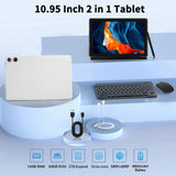 11-Inch Android 14 Tablet with Octa-Core Processor, 14GB RAM, 64GB Storage (Expandable to 1TB), 6800mAh Battery, Includes Protective Case, Stylus, Keyboard, Mouse, and Headphones