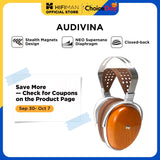 AUDIVINA Closed Back Planar Magentic Over-Ear Studio Headphone