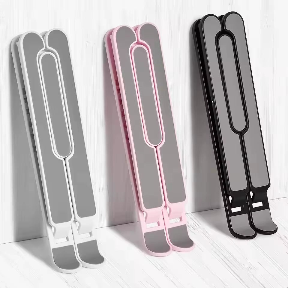 Portable Laptop Stand Foldable Support Base Notebook Stand for Macbook Pro Lapdesk PC Computer Laptop Holder Cooling Pad Riser