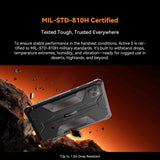 Active 5 Rugged Tablet PC 8.68" - Unisoc T615 Octa-Core, 8GB RAM, 128GB Storage, 6600mAh Battery, Android 15