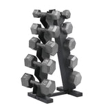 Hexagonal Dumbbell Weights Set for Home Gym Portable Fitness Training Dumbbells in Black Adjustable Resistance for Strength Wor