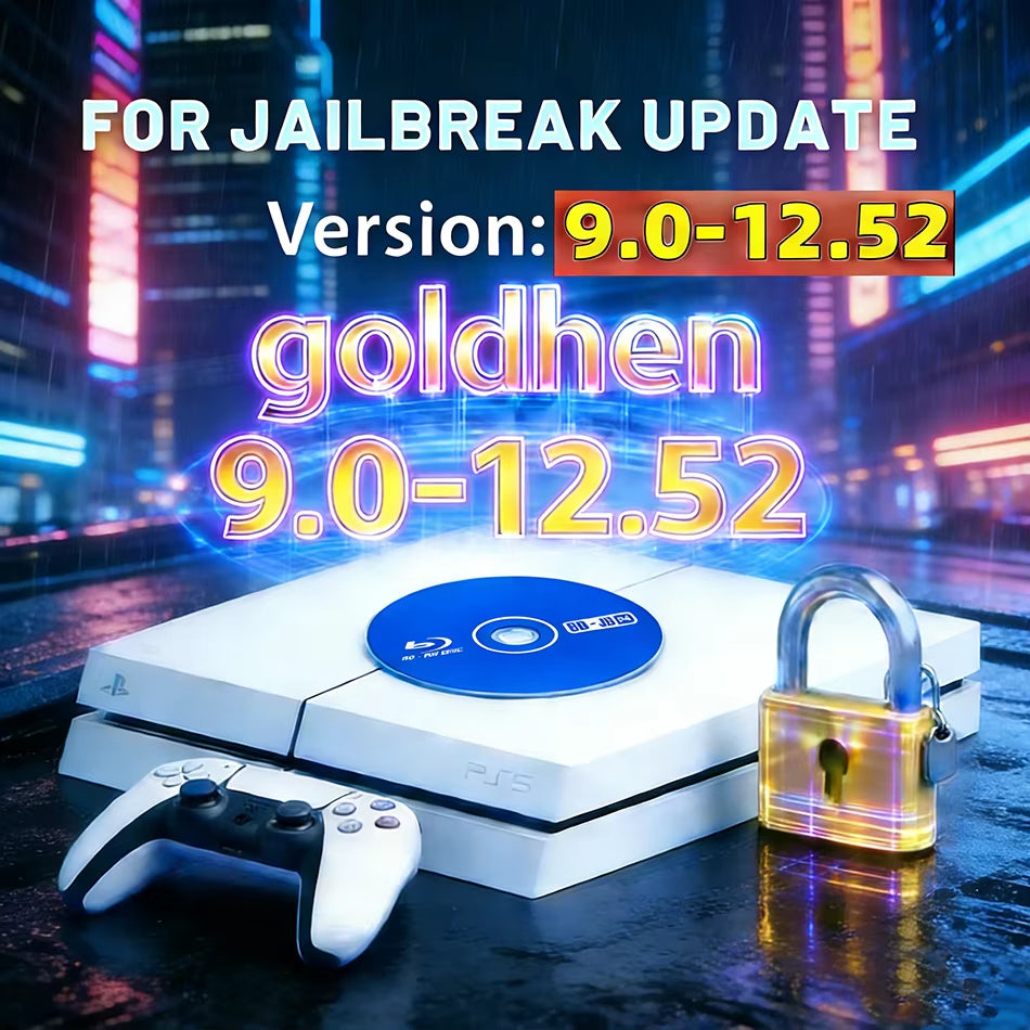 2026 New for PS4 FW 9.0-12.52 Syste Disc Tool Mod Game Console Disc Latest Version PS4 Jailbreak Disc - 1 Click Boot All-In-One