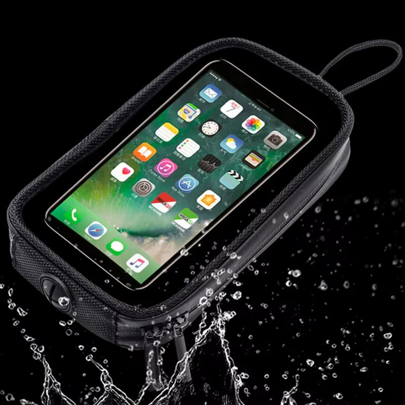 Universal Motorcycle Fuel Tank Bag Magnetic Fuel Tank Waterproof Transparent Bag Mobile Phone Seat Bag Cell Phone Holder Pouch