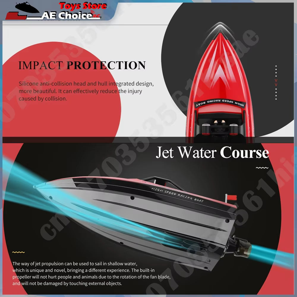 Wltoys WL917 RC Boat 2.4Ghz Remote Control Boats RC Jet Boat 16Km/H RC Boat Toy Gift for Kids Adults Boys Storage Bag Package